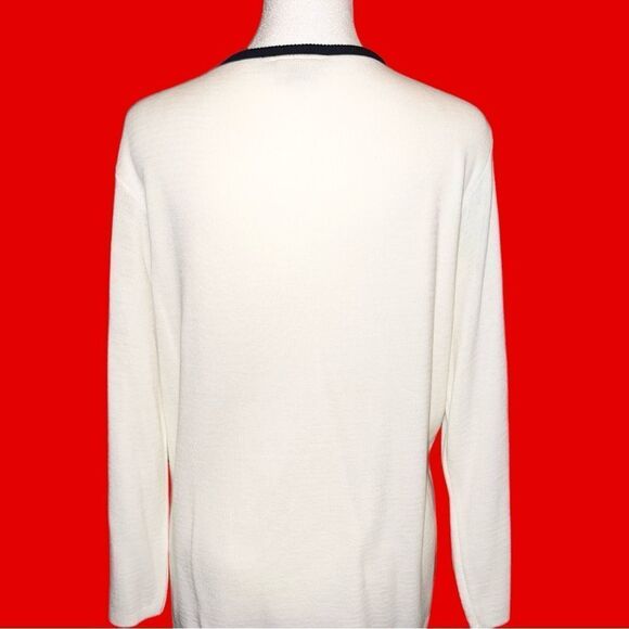 Faded Glory vintage white acrylic sweater ! - Picture 6 of 9